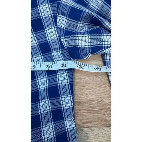 Rachel Comey Cala Top Blue Plaid Size 2 NWT - Picture 12 of 13